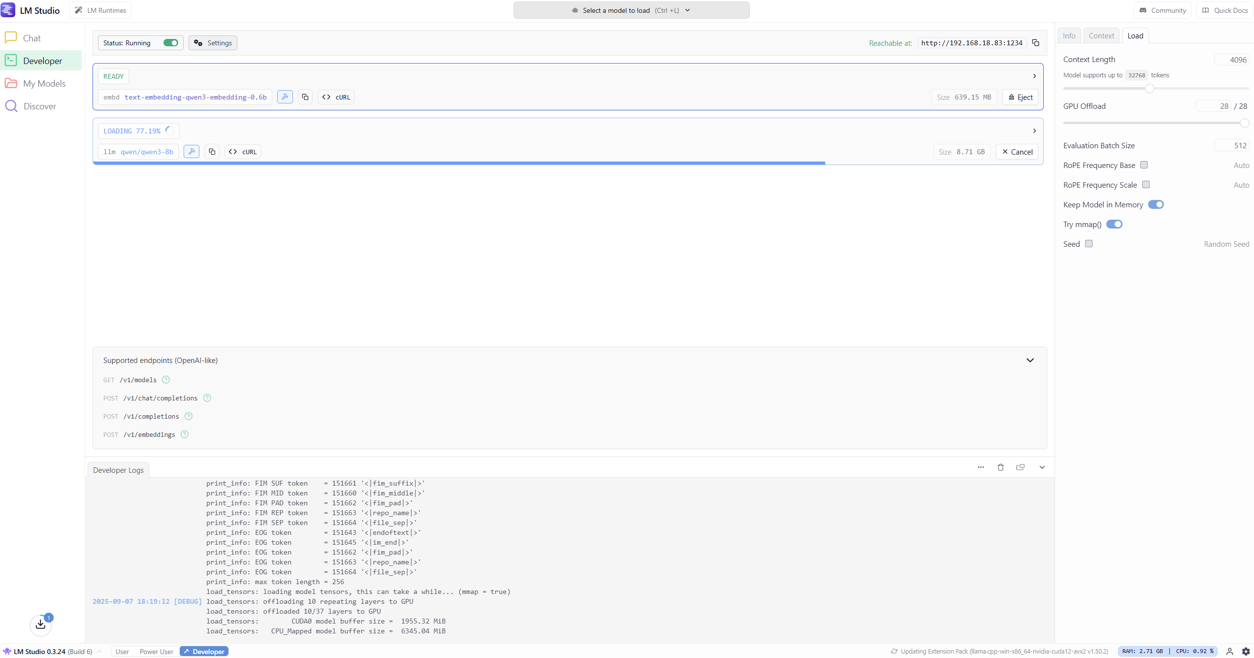 LLM Server Dashboard