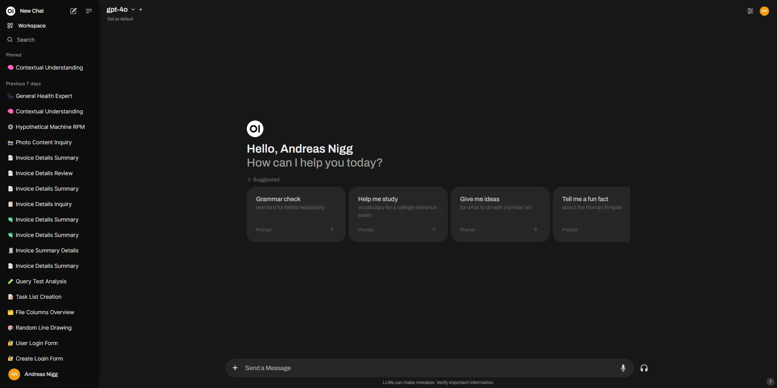 Open WebUI Dashboard