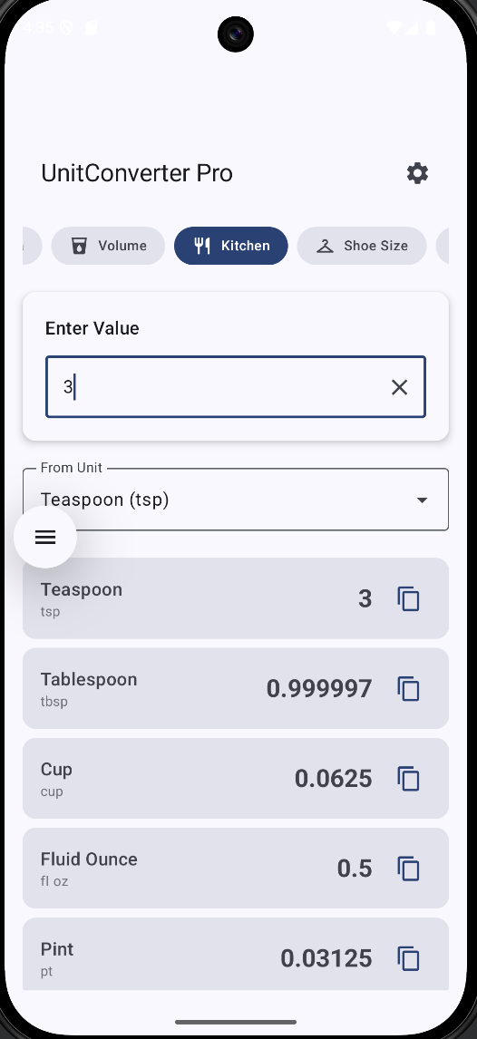 Unit Converter Pro Screenshot 4