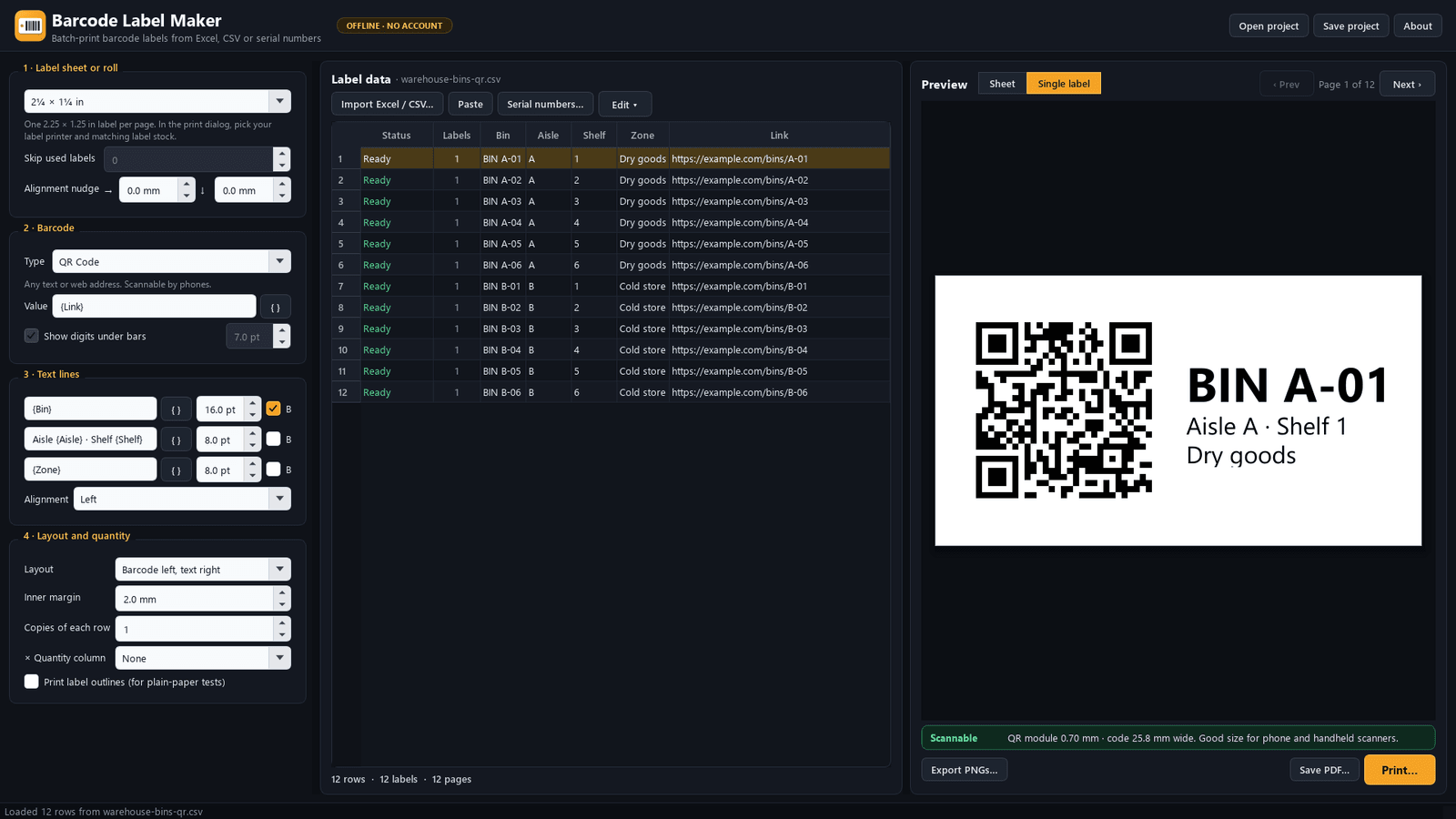 Barcode Label Maker screenshots 5