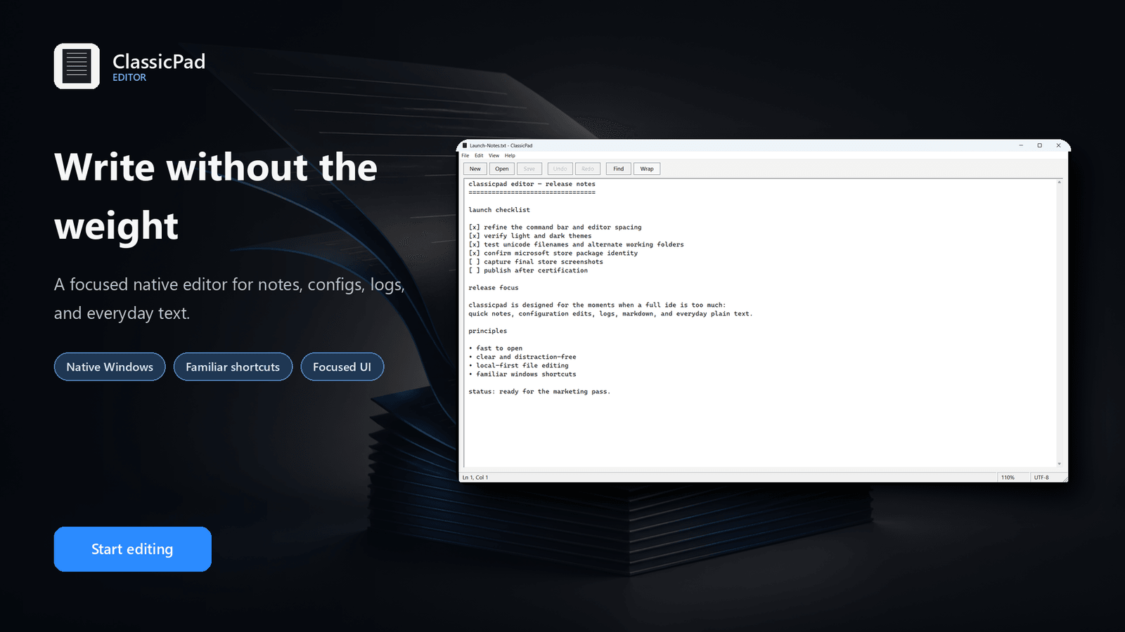ClassicPad Editor