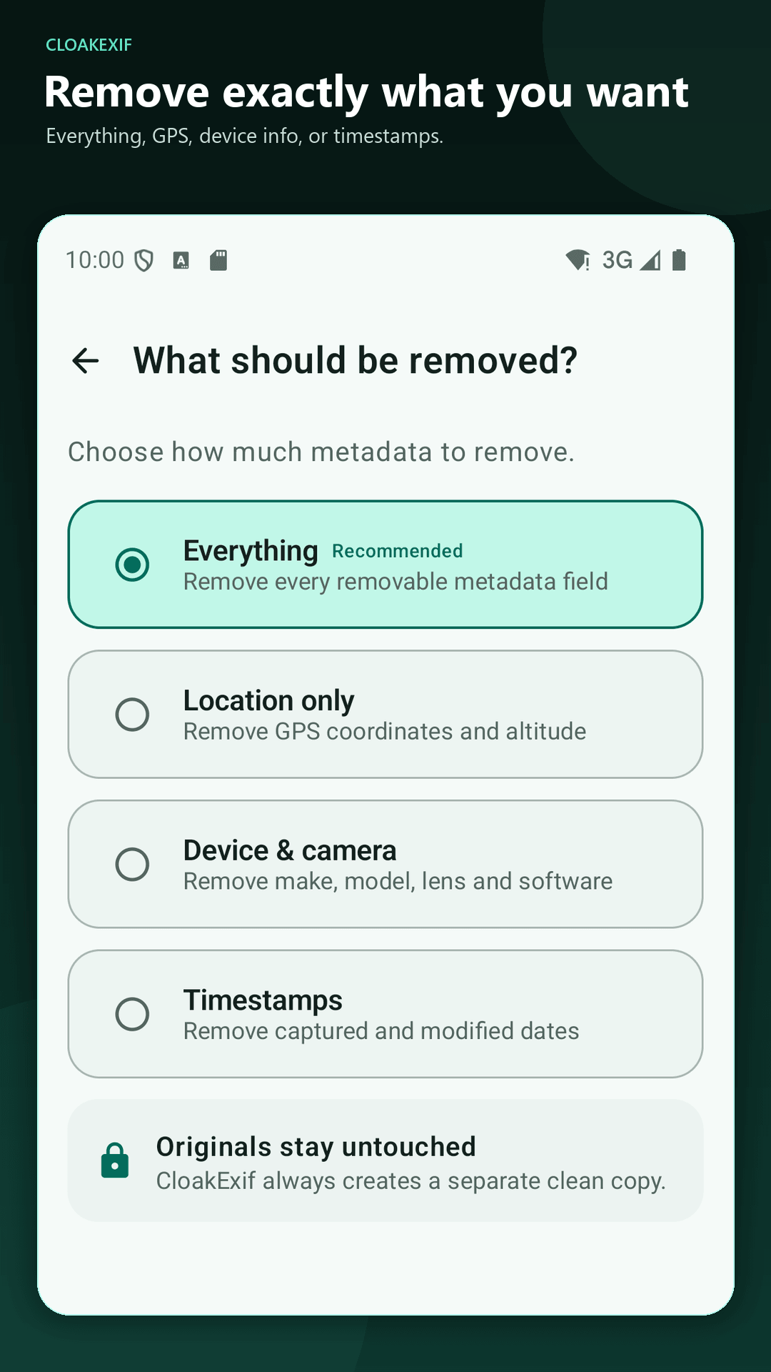 CloakExif screenshots 3