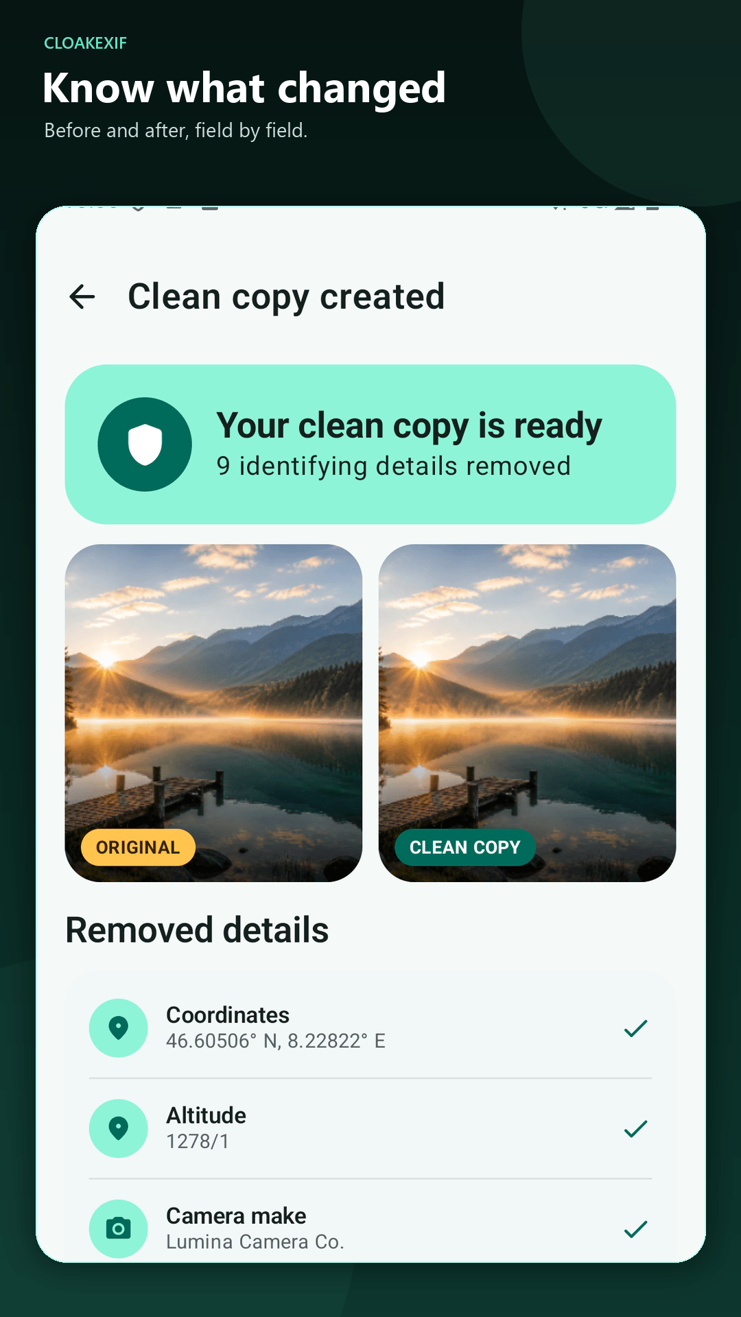 CloakExif screenshots 4