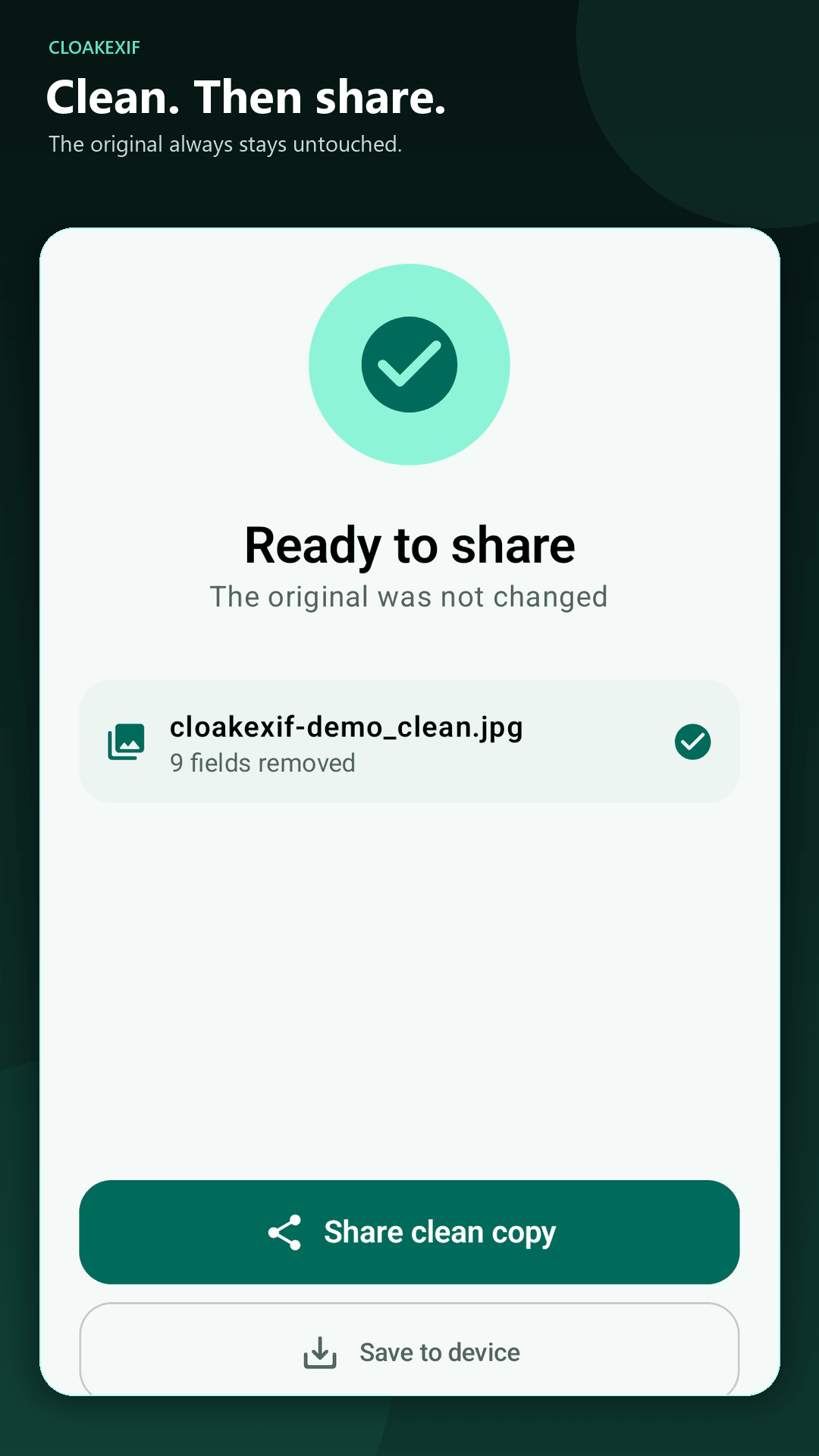CloakExif screenshots 5