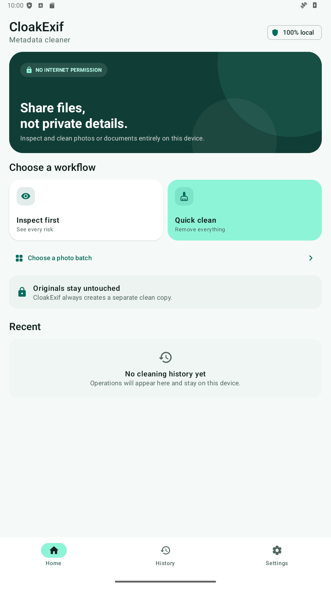 CloakExif tablet 1