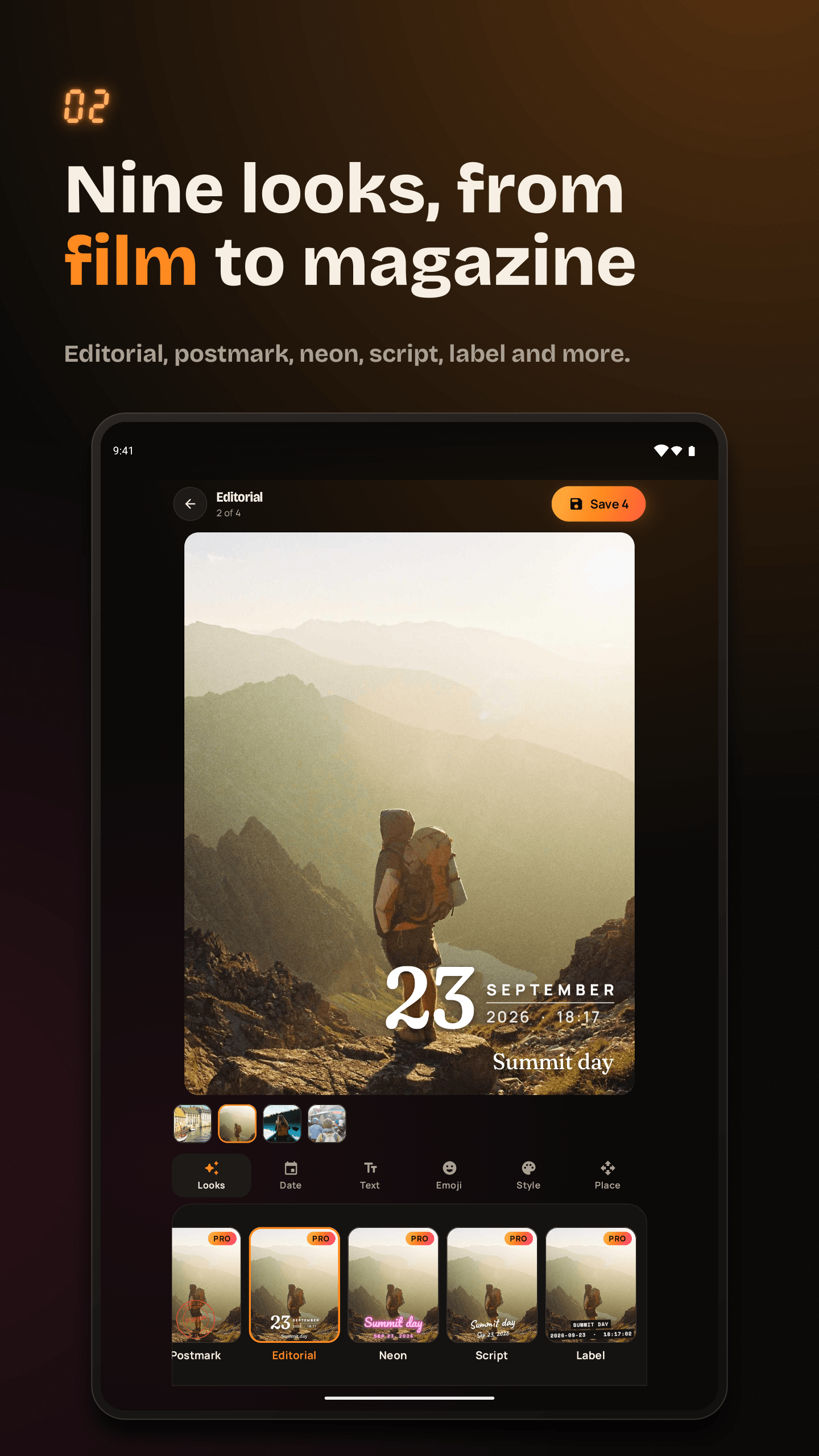 Datelight tablet 2