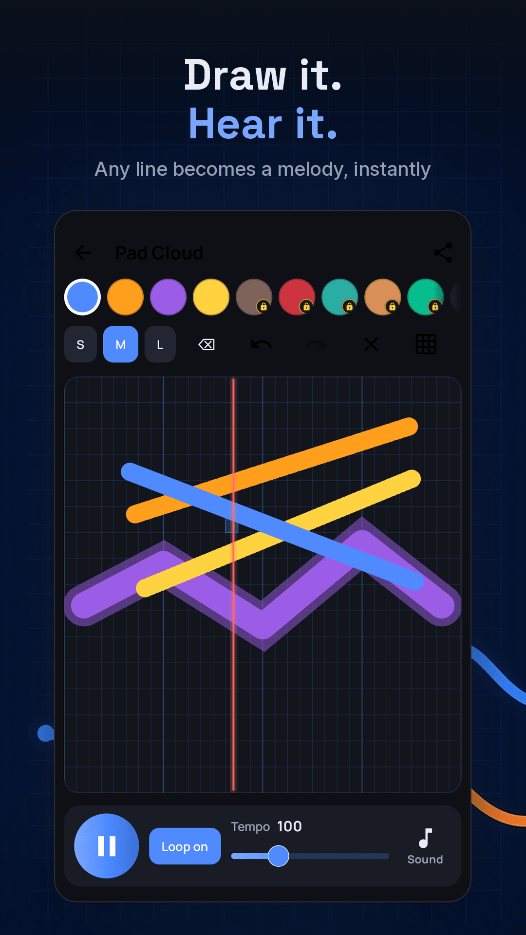 Draw to Melody screenshots 1