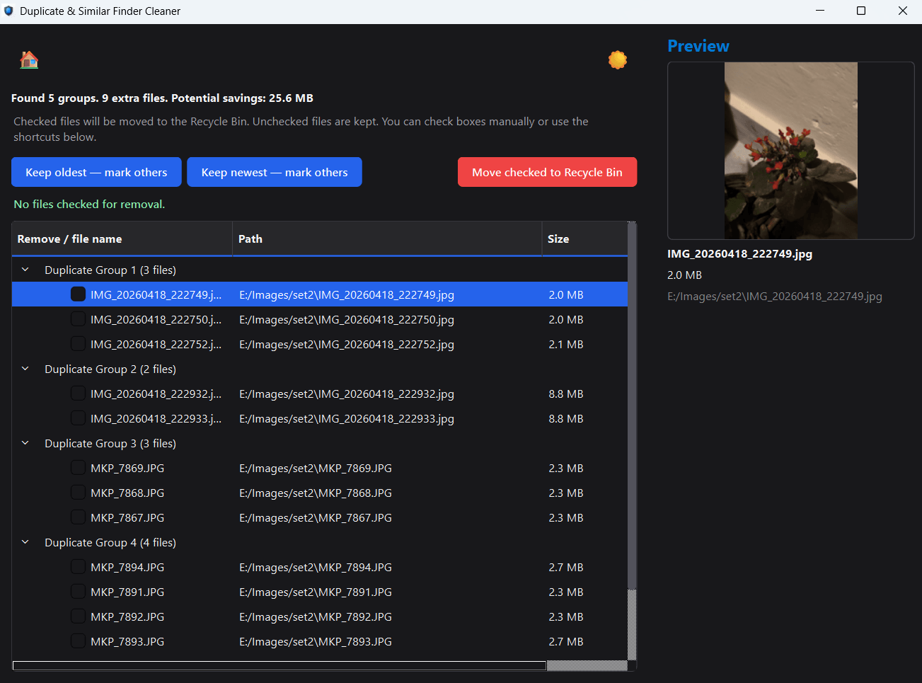 Duplicate & Similar Finder Cleaner screenshots 1