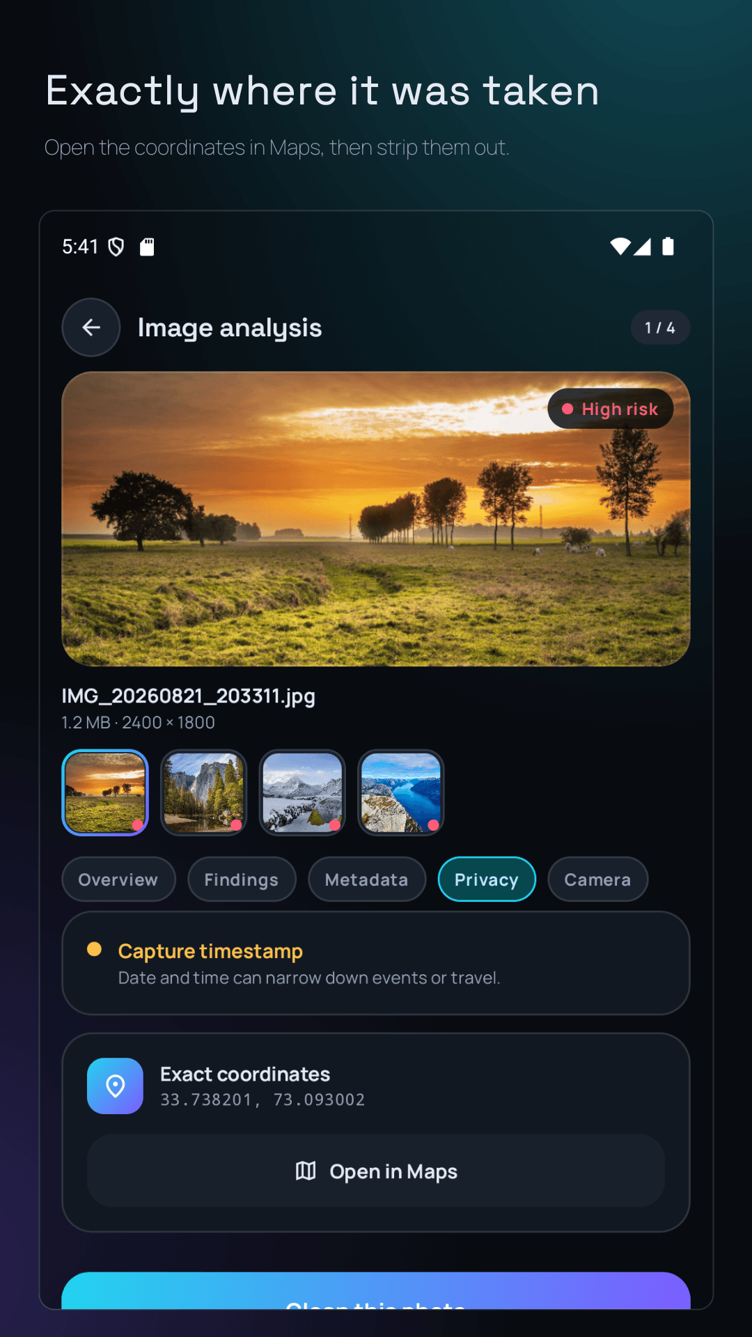 Image Inspector screenshots 6