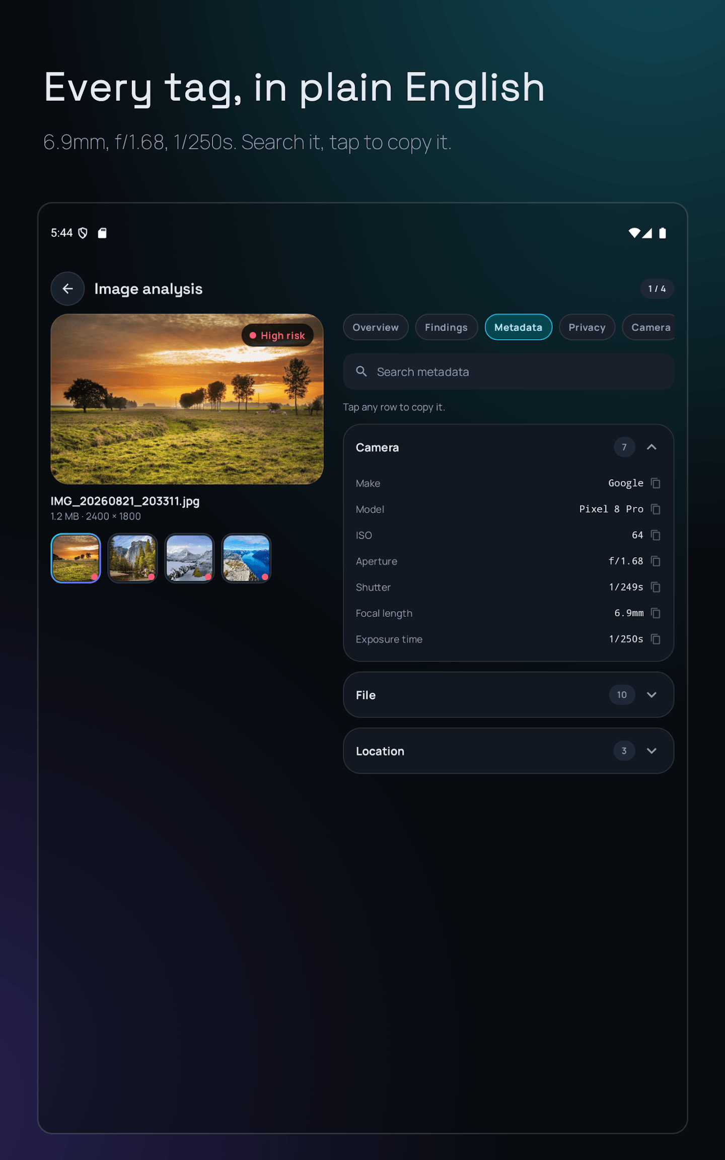 Image Inspector tablet 3