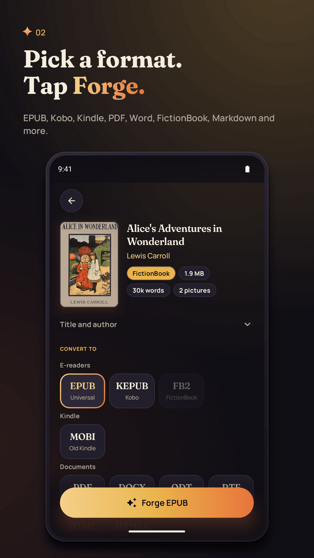 PageForge screenshots 2