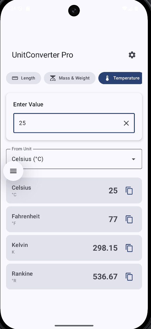 Unit Converter Pro screenshots 3